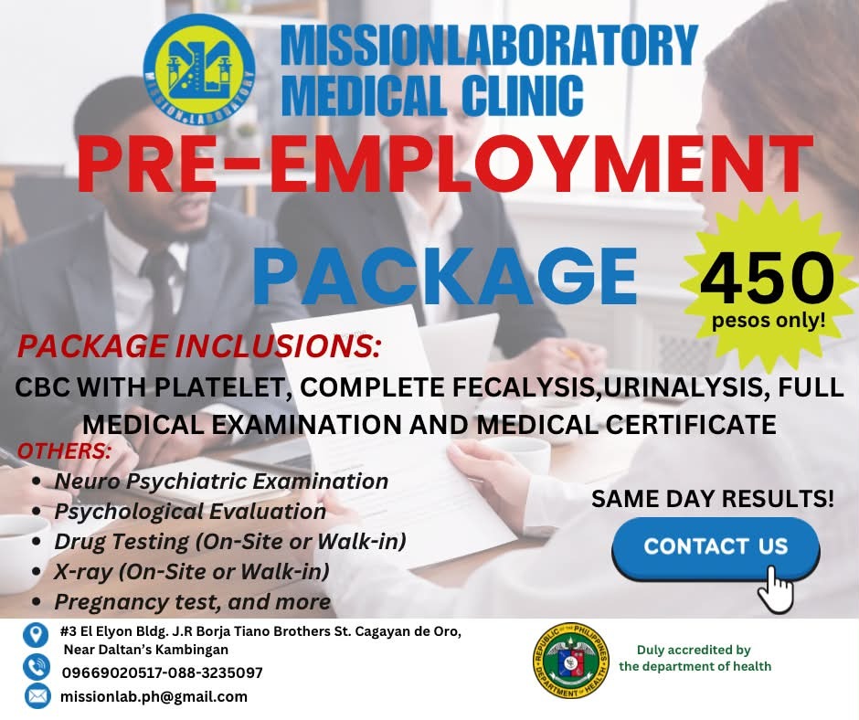 Pre Employment Package